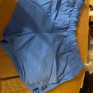 Patagonia Barely Baggies (Women's M, bright blue)